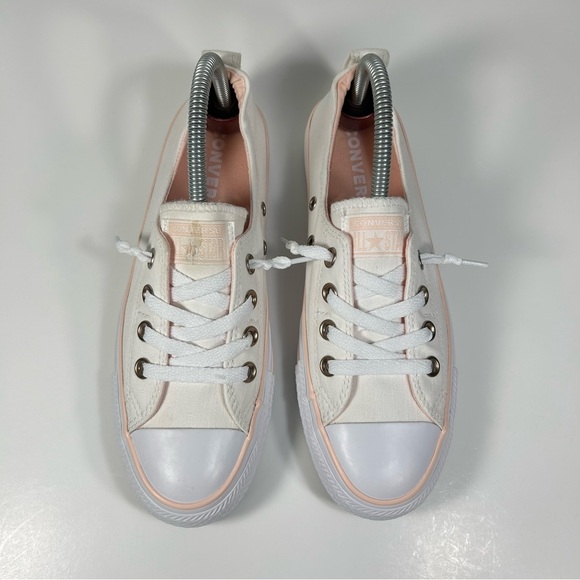 Converse All Star Shoreline Cinch Back White Blush Pink Shoes Sneakers Women’s 8 - Picture 9 of 16